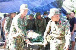 Điều kỳ diệu trong vụ sạt lở ở xã Trà Leng - Bộ đội nhanh chóng thông đường, tiếp cận cứu sống 33 người